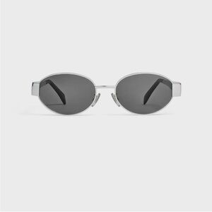 CELINE TRIOMPHE METAL 01 SUNGLASSES IN METAL
